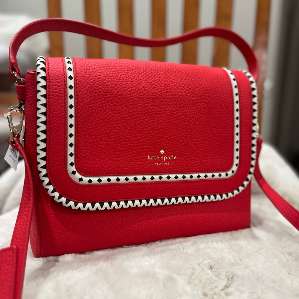 NWT/Kate Spade Coralie Leather HandBag (Prickly Pear) - Picture 6 of 12